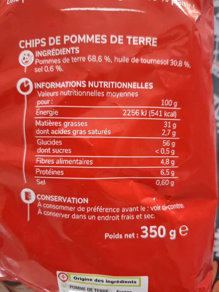 Chips nature Maxi Format