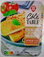 Escalope de Dinde Milanaise et Spaghetti Sauce Basilic