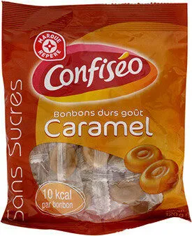 Bonbons durs sans sucres goût caramel