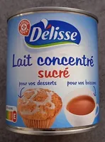 Lait entier concentré sucré