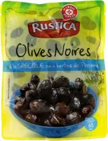 Olives noires à la grecque aux herbes de Provence