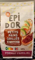 Petits pains grillés blé complet