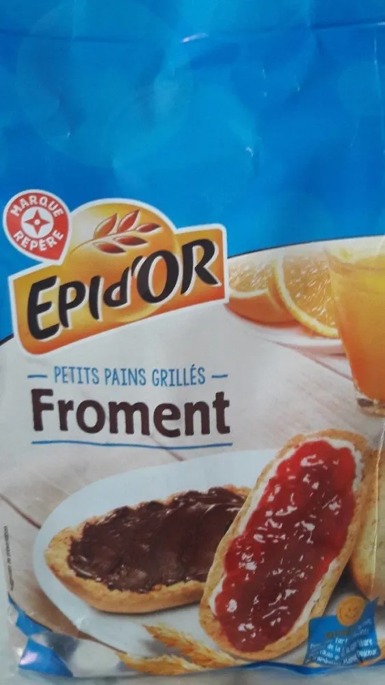 Petits pains grillés froment