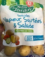 Notre jardin - Pommes de terre spéciales vapeur, sautées & salade