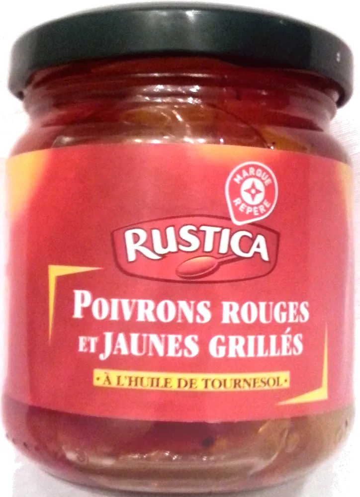 Poivrons rouges et jaunes grillés