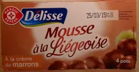 Mousse à la Liégeoise à la Crème de Marrons