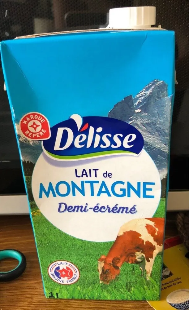 Lait de Montagne demi-écrémé