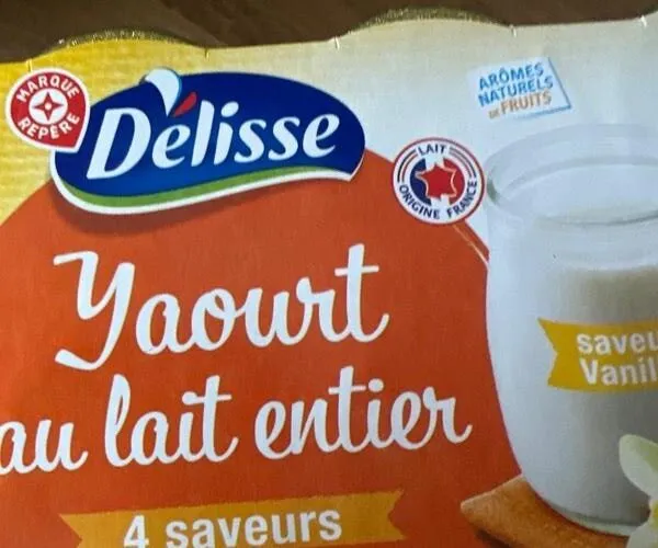 Yahourt au lait entier 4 saveurs