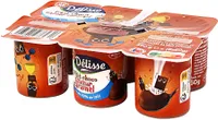 Dessert lacté au chocolat aromatisé caramel 6 x 60 g