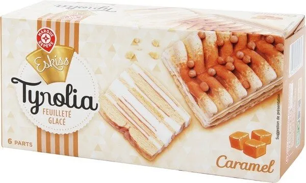 Glace Tyrolia caramel biscuit