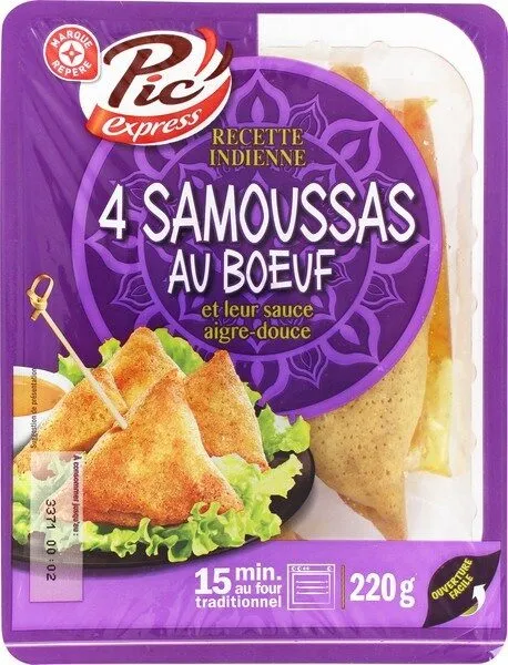 Samoussas au boeuf