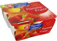 Compote Douceur du Verger, Pomme fraise allégée
