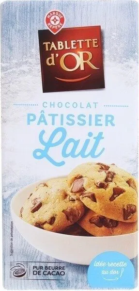 Chocolat au lait pâtissier