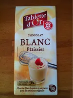 Chocolat blanc pâtissier