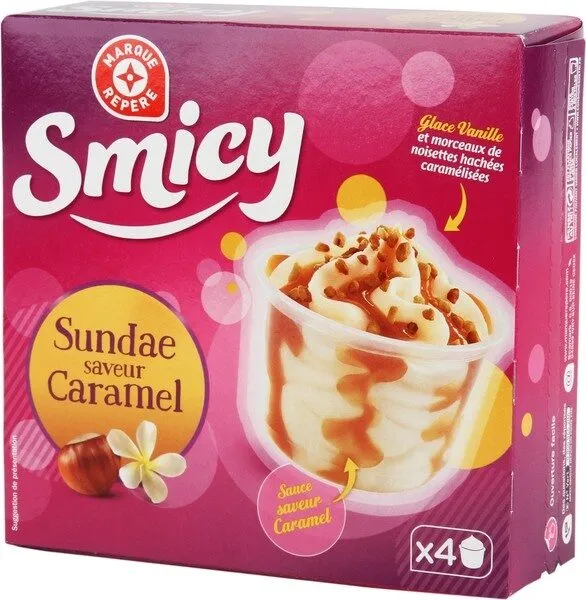 Sundae parfum caramel x 4
