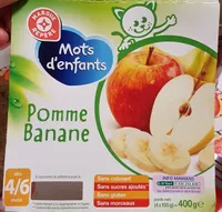 Pomme Banane Mot d'enfant