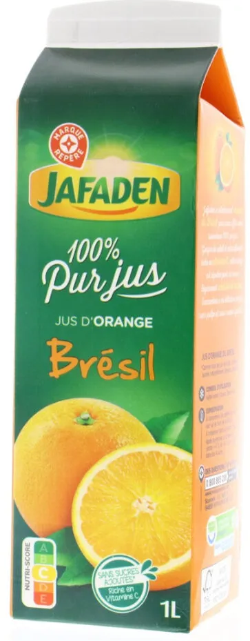 Pur jus d'orange Brésil