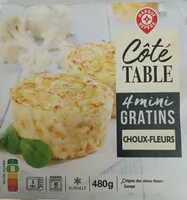 Mini gratins aux choux-fleurs x 4