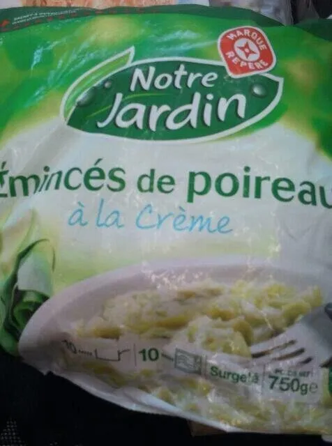 Eminces poireaux A la creme