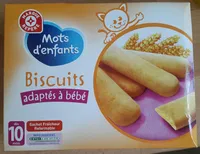 Biscuits adaptés à bébé