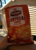 Tortillas chips goût chili