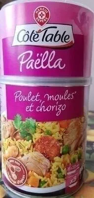Paëlla (poulet, moules et chorizo)