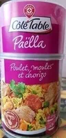 Paëlla (poulet, moules et chorizo)
