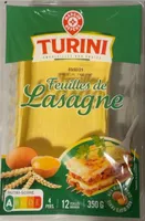 Feuilles de lasagne