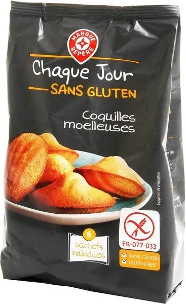 Coquilles moelleuses x6 Chaque Jour Sans Gluten