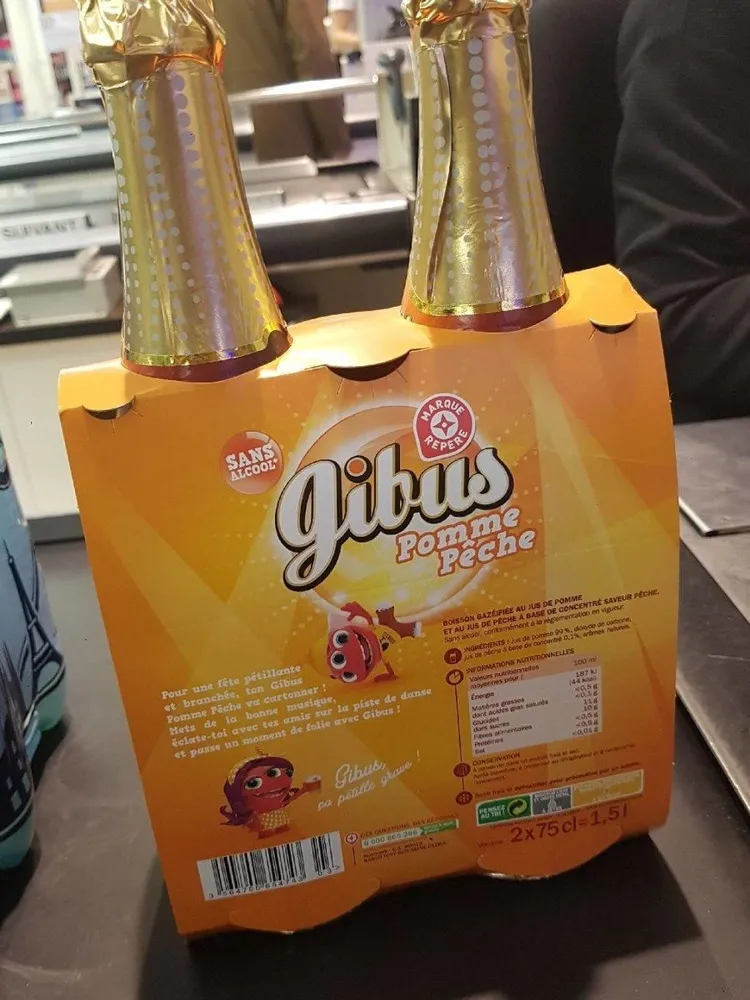 Boisson pétillante sans alcool