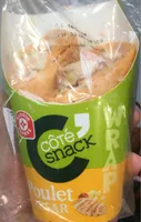 Wrap poulet sauce caesar