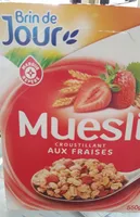 Muesli croustillant fraises
