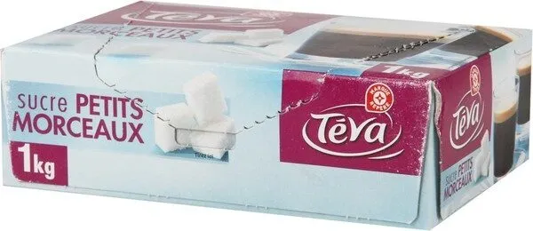 Sucres petits morceaux carton