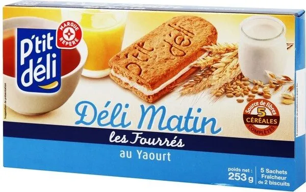 Biscuits fourrés petit déjeuner Déli-Matin au yaourt