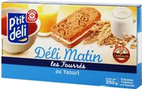 Biscuits fourrés petit déjeuner Déli-Matin au yaourt