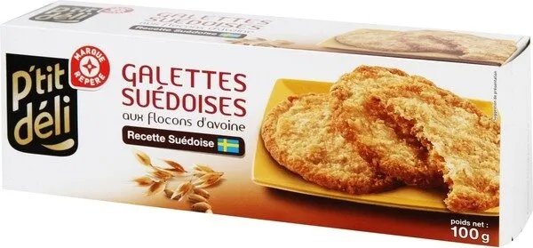 Galettes suedoises flocon avoine