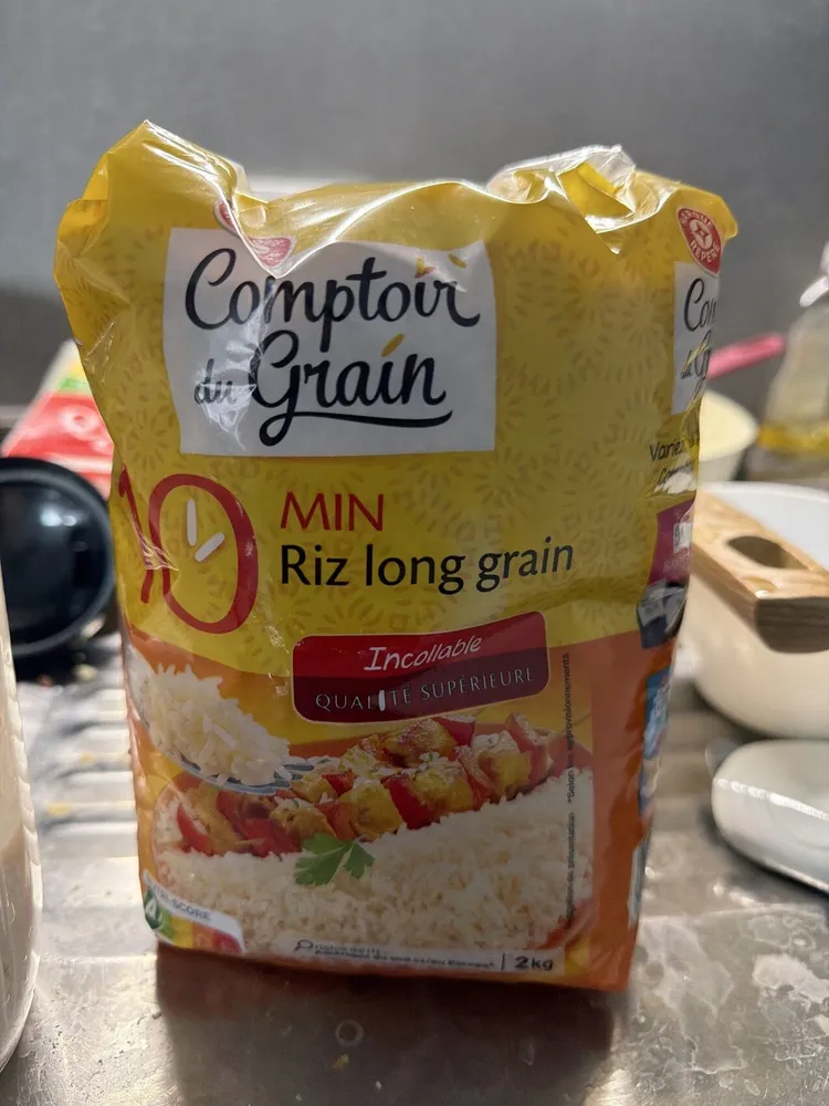 Riz long étuvé cuisson rapide