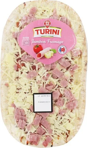 Pizza jambon emmental