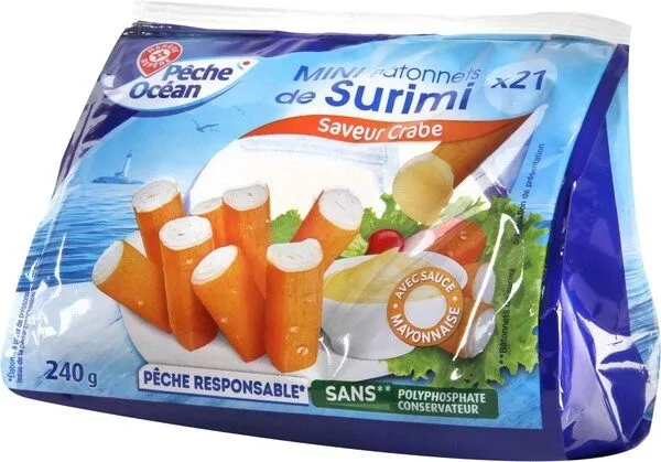 Mini bâtonnets savoureux avec 1 sauce mayonnaise