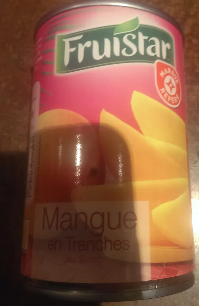 Mangues demi fruit au sirop