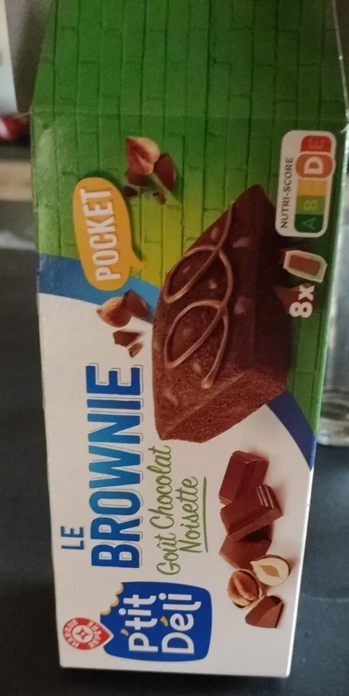 Le Brownie goût chocolat noisette