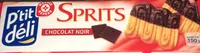 Sprits au chocolat noir