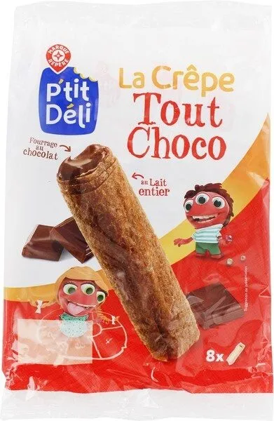 Crêpes fourrées tout chocolat x 8
