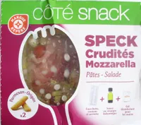 Salade speck crudités mozzarella - coffret