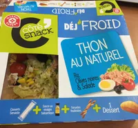 Salade thon crudités olives - coffret