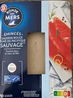 Saumon rouge fumé du Pacifique sauvage
