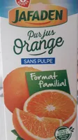 Pur jus d'orange sans pulpe