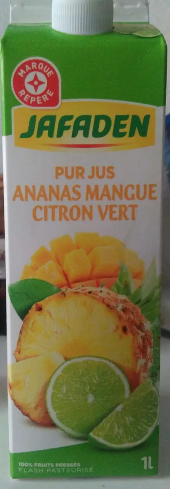 Pur jus ananas mangue et citron vert