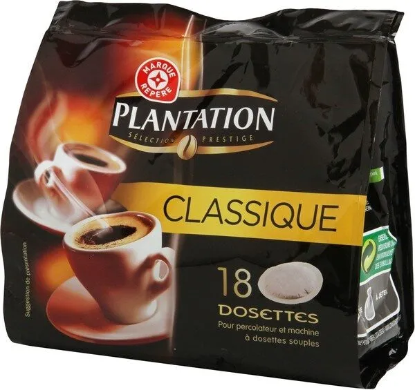Dosettes café arabica classique x 18