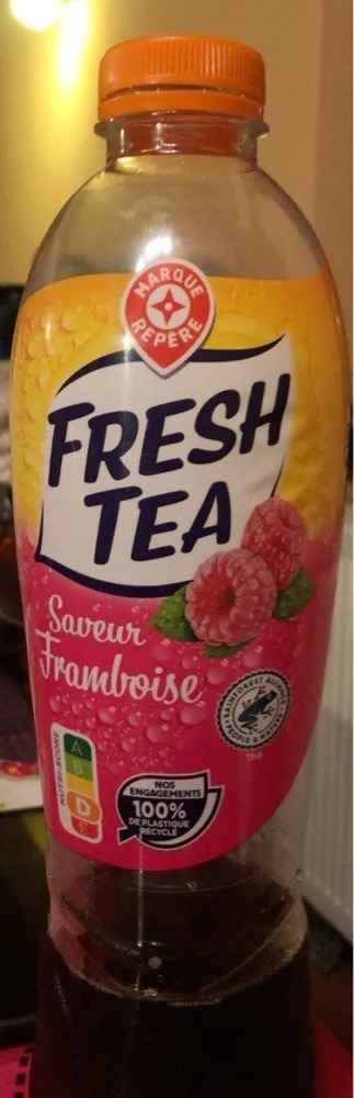 Thé glacé saveur framboise